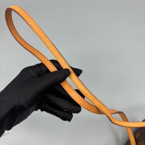 Louis Vuitton Nano Speedy Bandouliere Monogram Brown