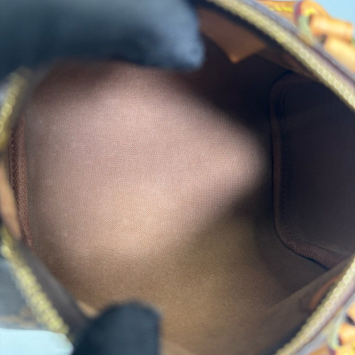 Louis Vuitton Nano Speedy Bandouliere Monogram Brown