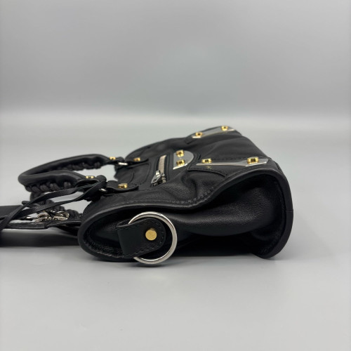 Balenciaga Mini City Calfskin Black