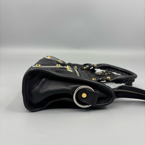Balenciaga Mini City Calfskin Black