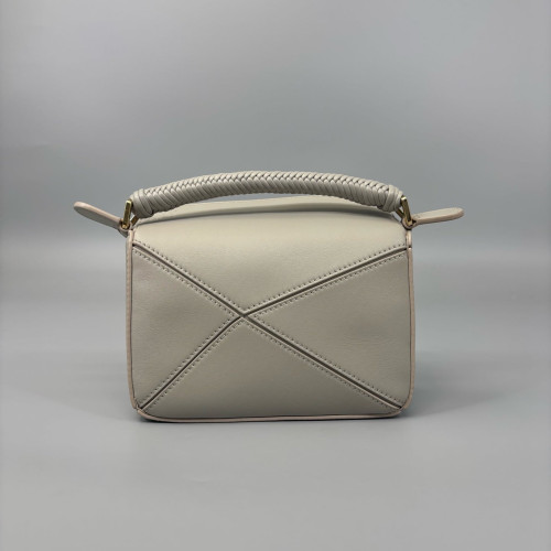 Loewe Mini Puzzle Calfskin Light Grey Loewe Mini Puzzle Calfskin Light Grey