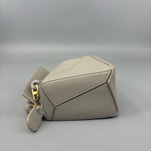 Loewe Mini Puzzle Calfskin Light Grey Loewe Mini Puzzle Calfskin Light Grey