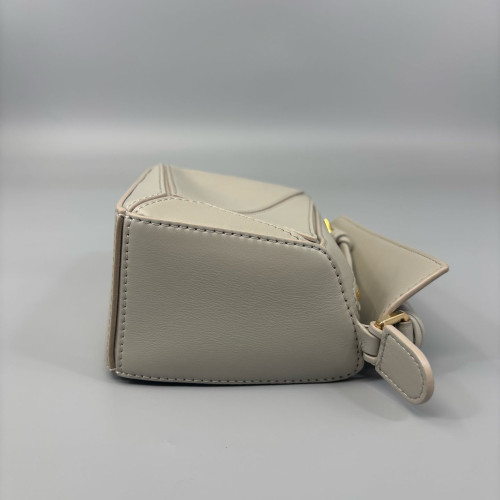 Loewe Mini Puzzle Calfskin Light Grey Loewe Mini Puzzle Calfskin Light Grey