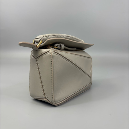 Loewe Mini Puzzle Calfskin Light Grey Loewe Mini Puzzle Calfskin Light Grey
