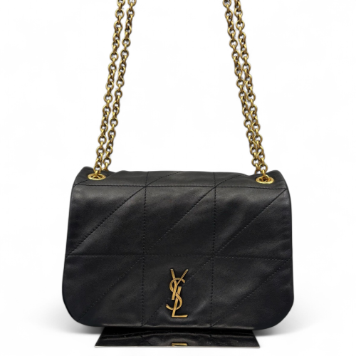 Yves Saint Laurent Shoulder Bag Lambskin Black