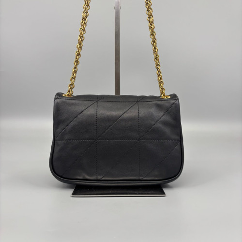 Yves Saint Laurent Shoulder Bag Lambskin Black