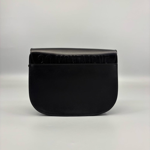 Dior Small Bobby Flap Dior Gravity Leather Black