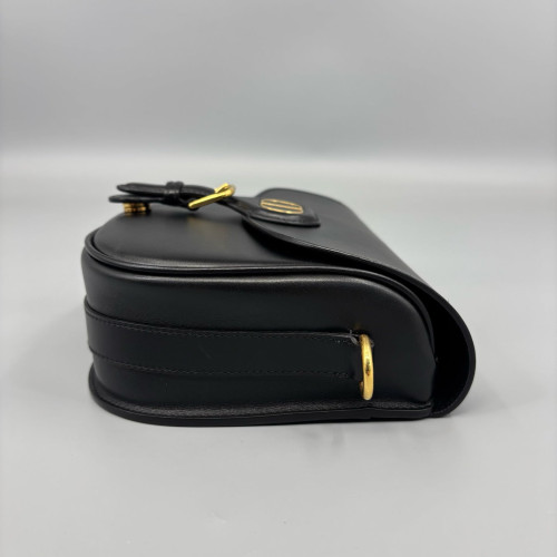Dior Small Bobby Flap Dior Gravity Leather Black