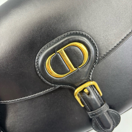 Dior Small Bobby Flap Dior Gravity Leather Black