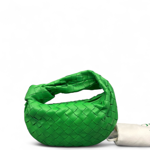 Bottega Veneta Mini Jodie Calfskin Intrecciato Green