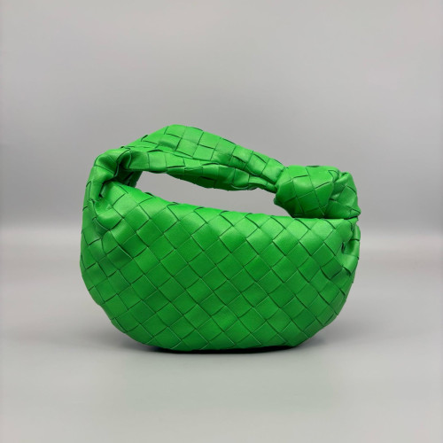 Bottega Veneta Mini Jodie Calfskin Intrecciato Green