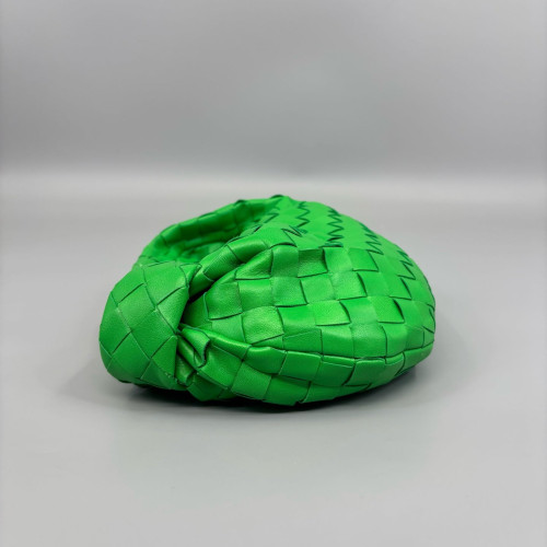Bottega Veneta Mini Jodie Calfskin Intrecciato Green