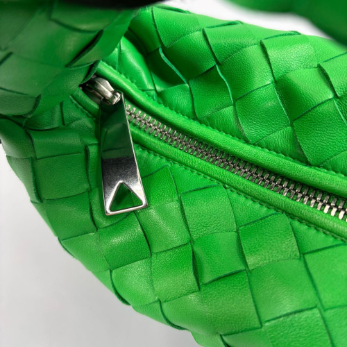 Bottega Veneta Mini Jodie Calfskin Intrecciato Green