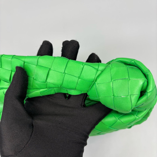 Bottega Veneta Mini Jodie Calfskin Intrecciato Green