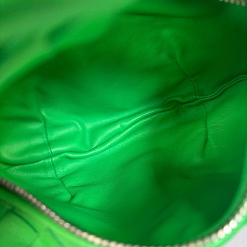 Bottega Veneta Mini Jodie Calfskin Intrecciato Green