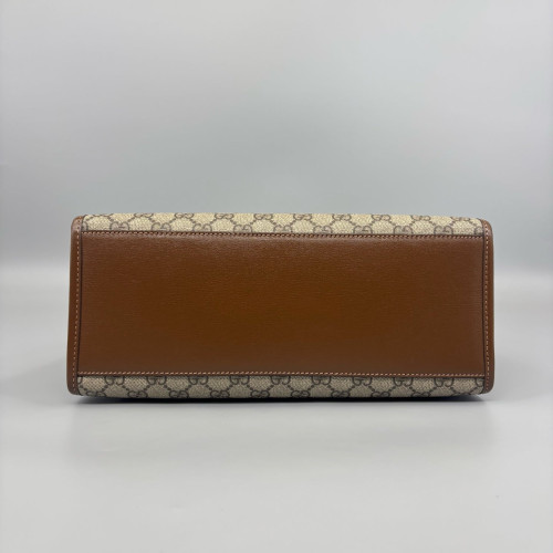 Gucci Small Sunset Tote GG Monogram Brown Beige