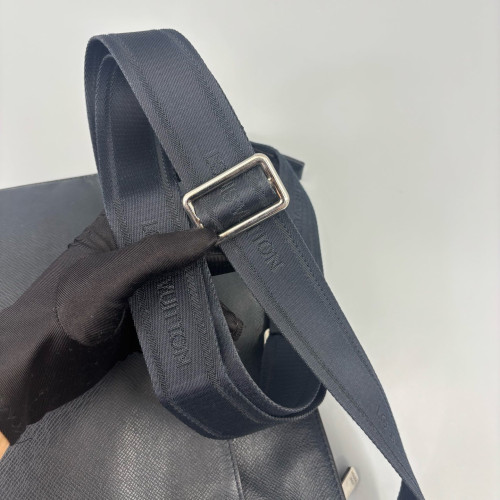 Louis Vuitton Crossbody Bag Calfskin Dark Blue