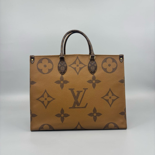 Louis Vuitton Onthego GM Reverse Monogram Giant Brown