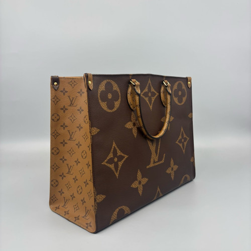 Louis Vuitton Onthego GM Reverse Monogram Giant Brown