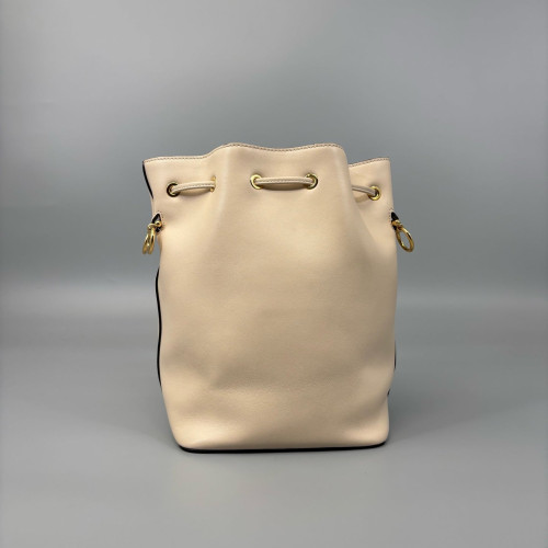 Fendi Small Mon Tresor Bucket Calfskin Beige