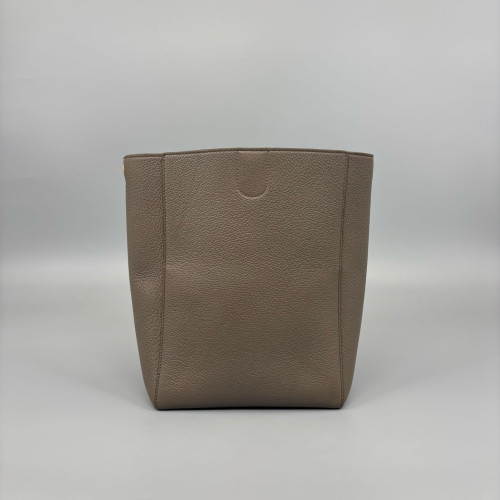 Celine Small Balloon Bucket Grained Calfskin Grey