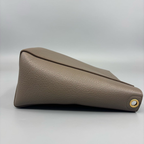 Celine Small Balloon Bucket Grained Calfskin Grey