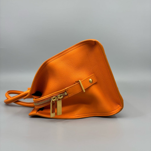 Yves Saint Laurent Medium Cabas Chyc Calfskin Orange