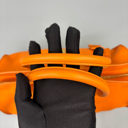 Yves Saint Laurent Medium Cabas Chyc Calfskin Orange
