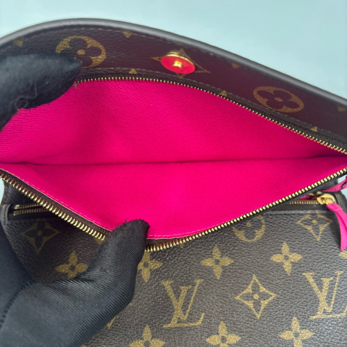 Louis Vuitton Continental Wallet Monogram Brown Blue White