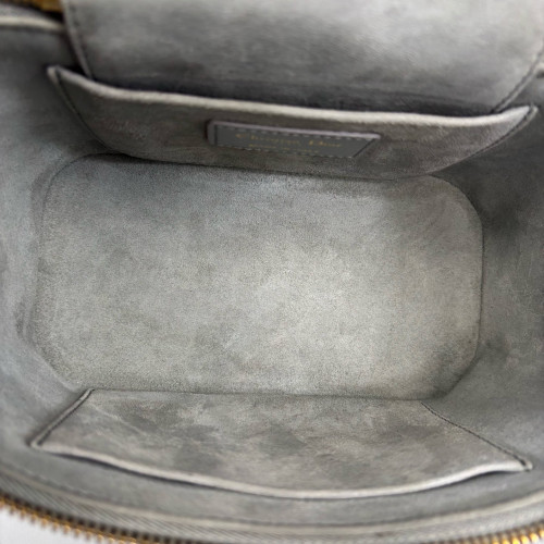Dior Cannage Stitch Small Diortravel Vanity Case Calfskin Dusty Blue