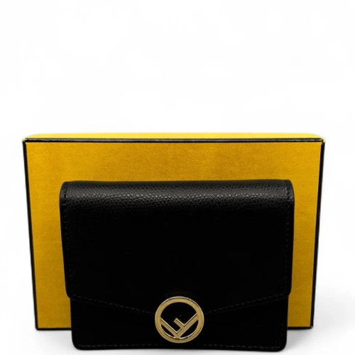Fendi Crossbody Bag Calfskin Black