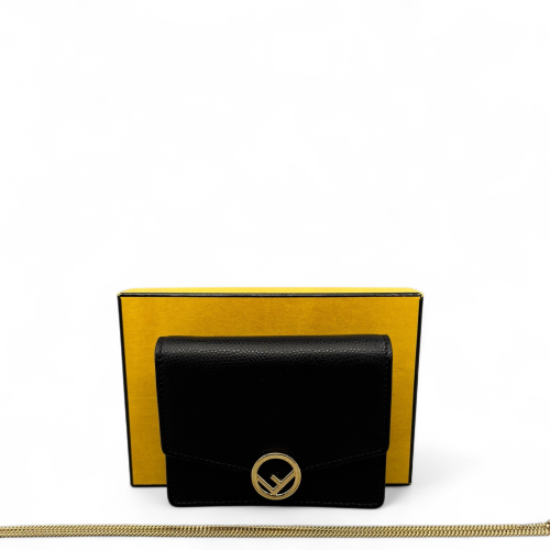 Fendi Crossbody Bag Calfskin Black