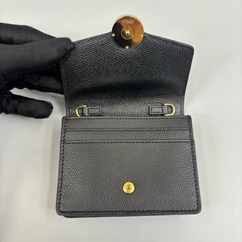 Fendi Crossbody Bag Calfskin Black