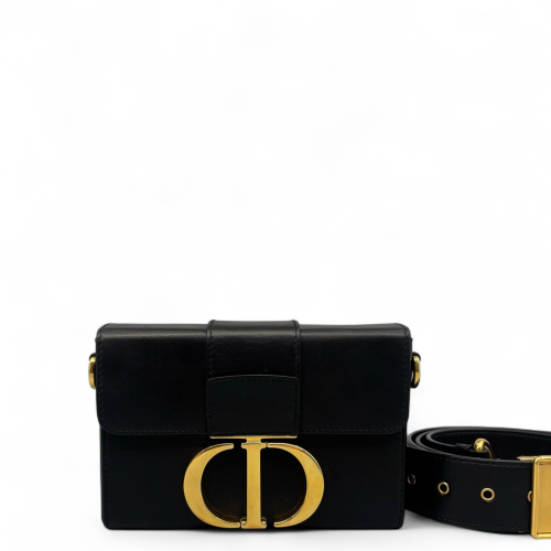 Dior 30 Montaigne Mini Box Bag Calfskin Black Dior 30 Montaigne Mini Box Bag Calfskin Black
