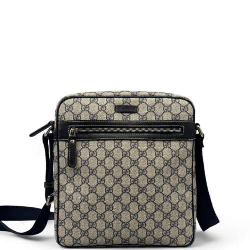 Gucci Messenger GG Supreme Monogram Beige Brown