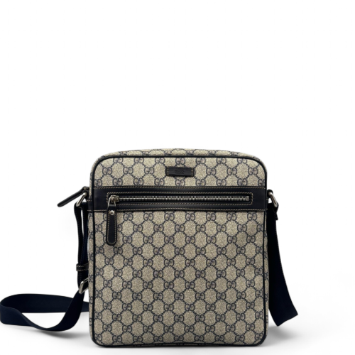 Gucci Messenger GG Supreme Monogram Beige Brown
