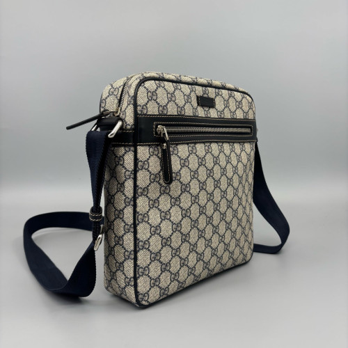 Gucci Messenger GG Supreme Monogram Beige Brown