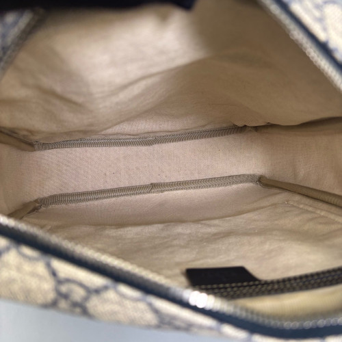 Gucci Messenger GG Supreme Monogram Beige Brown