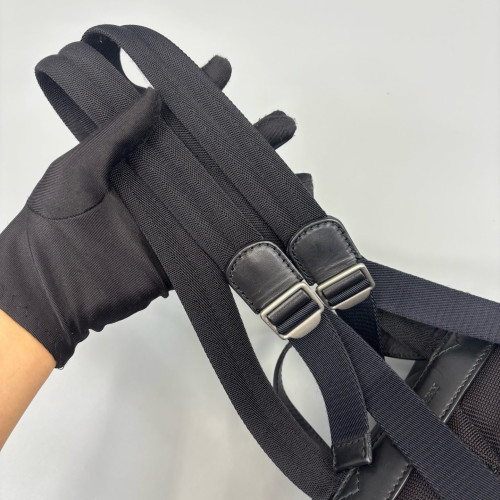 Burberry Medium Rucksack Backpack Nylon Calfskin Black Burberry Medium Rucksack Backpack Nylon Calfskin Black