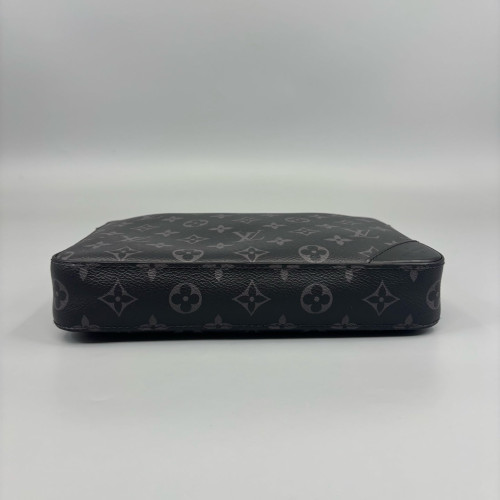 Louis Vuitton Trio Messenger Bag Monogram Eclipse Black Grey