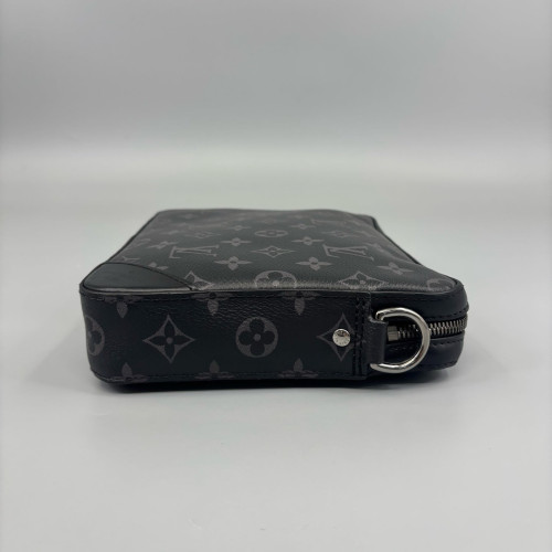 Louis Vuitton Trio Messenger Bag Monogram Eclipse Black Grey