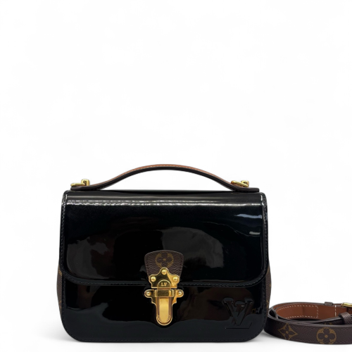 Louis Vuitton Cherrywood BB Vernis Monogram Black