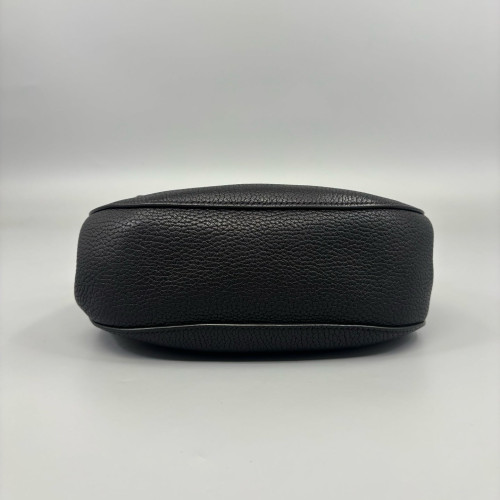 Chloe Medium Drew Shoulder Bag Grained Calfskin Black