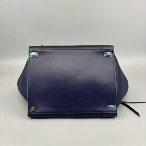 Celine Medium Luggage Phantom Calfskin Blue Green Celine Medium Luggage Phantom Calfskin Blue Green