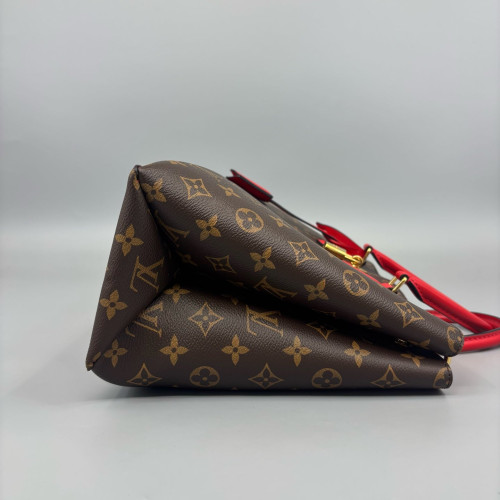 Louis Vuitton Flower Tote Monogram Brown Red