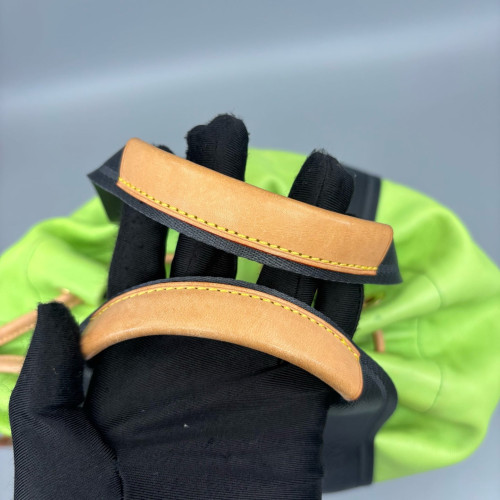 Louis Vuitton Bucket Monogram Green Beige Black