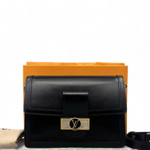 Louis Vuitton Dauphine MM Calfskin Black Louis Vuitton Dauphine MM Calfskin Black