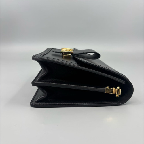 Louis Vuitton Dauphine MM Calfskin Black
