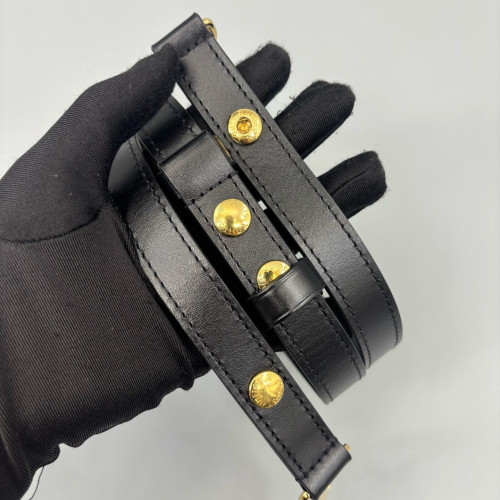 Louis Vuitton Dauphine MM Calfskin Black