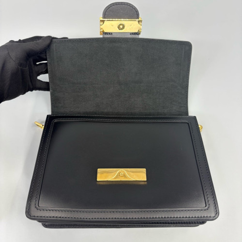 Louis Vuitton Dauphine MM Calfskin Black